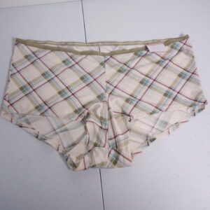 Cacique No-Show Boy shorts - Green Plaid + Photos