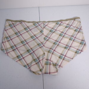 Cacique No-Show Boy shorts - Green Plaid + Photos