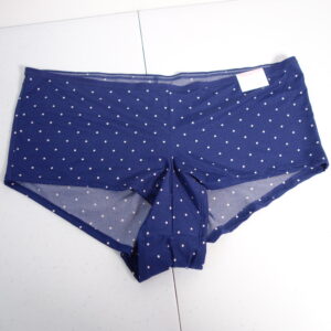 Cacique No-Show Boy shorts - Dark Blue Dots + Photos