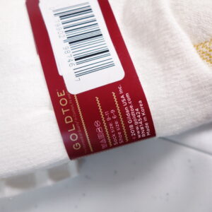 GoldToe Softwear Crew Socks white -1 pair